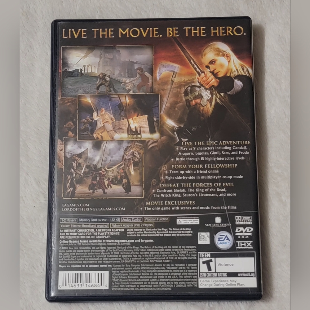 The Lord of the Rings Ps2 - Picture 4 of 8
